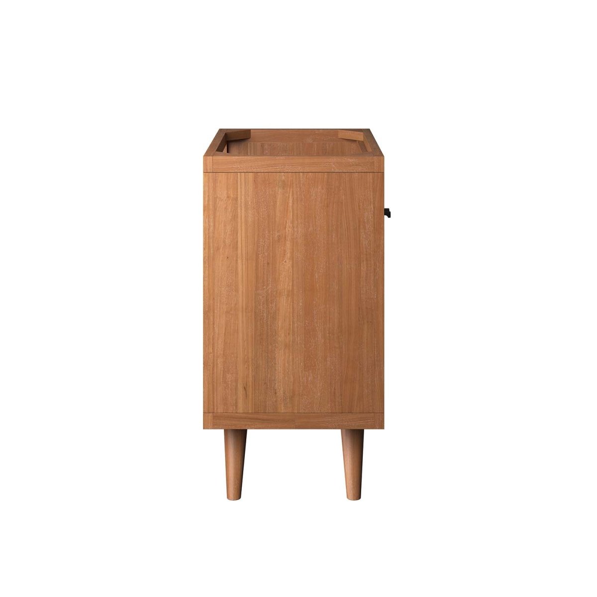 Birdie Natural Teak Wood Bathroom Vanity Cabinet (Sink Basin Not Included) - BUILDMYPLACE