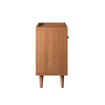 Birdie Natural Teak Wood Bathroom Vanity Cabinet (Sink Basin Not Included)