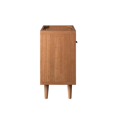 Birdie Natural Teak Wood Bathroom Vanity Cabinet (Sink Basin Not Included) - BUILDMYPLACE