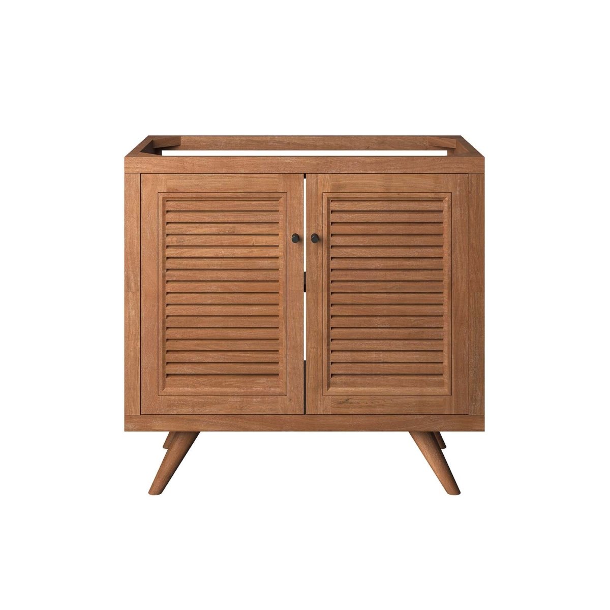 Birdie Teak Wood Bathroom Vanity Cabinet (Sink Basin Not Included) - BUILDMYPLACE