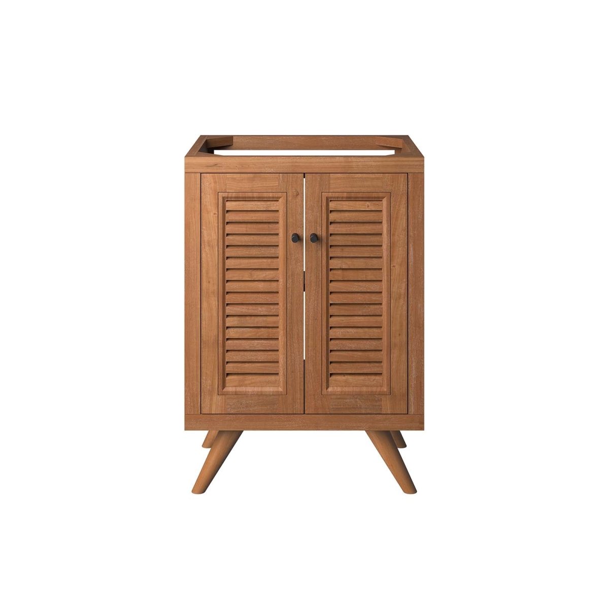 Birdie Teak Wood Bathroom Vanity Cabinet (Sink Basin Not Included) - BUILDMYPLACE