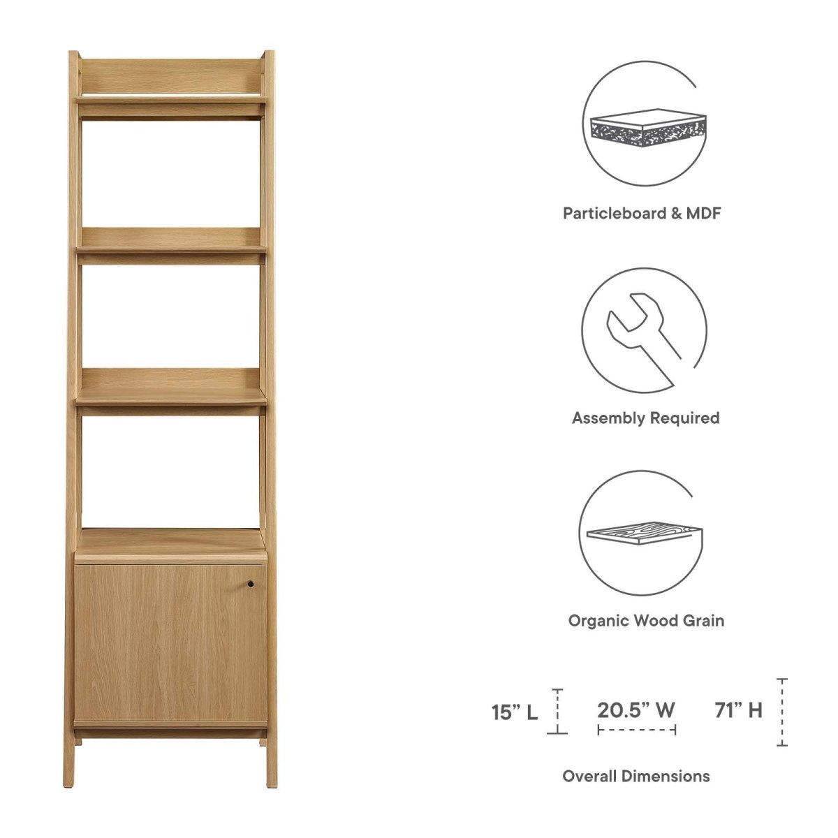 Bixby 21" Bookshelf - BUILDMYPLACE