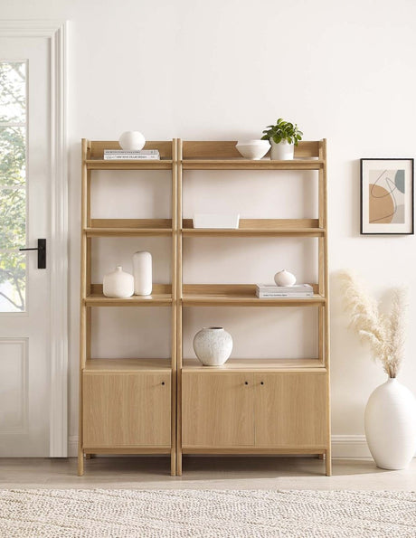 Bixby Wood Bookshelves - Set of 2 - BUILDMYPLACE