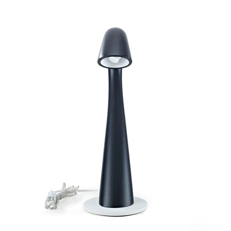 Black Acrylic Gooseneck Sturdy Table Lamp - BUILDMYPLACE