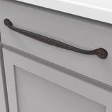 Black Cabinet Pull - 12 Inch Center to Center - Hickory Hardware - BUILDMYPLACE