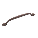 Black Cabinet Pull - 7 - 9/16 Inch (192mm) Center to Center - Hickory Hardware - BUILDMYPLACE