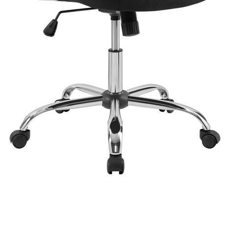 Black Stylish Expedite Highback Office Chair With Adjustable Arms - For Desk Chair - BUILDMYPLACE