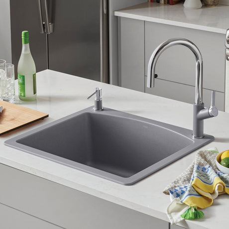 Blanco 25 Inch Diamond Silgranit Drop - In Or Undermount Kitchen Sink - BUILDMYPLACE