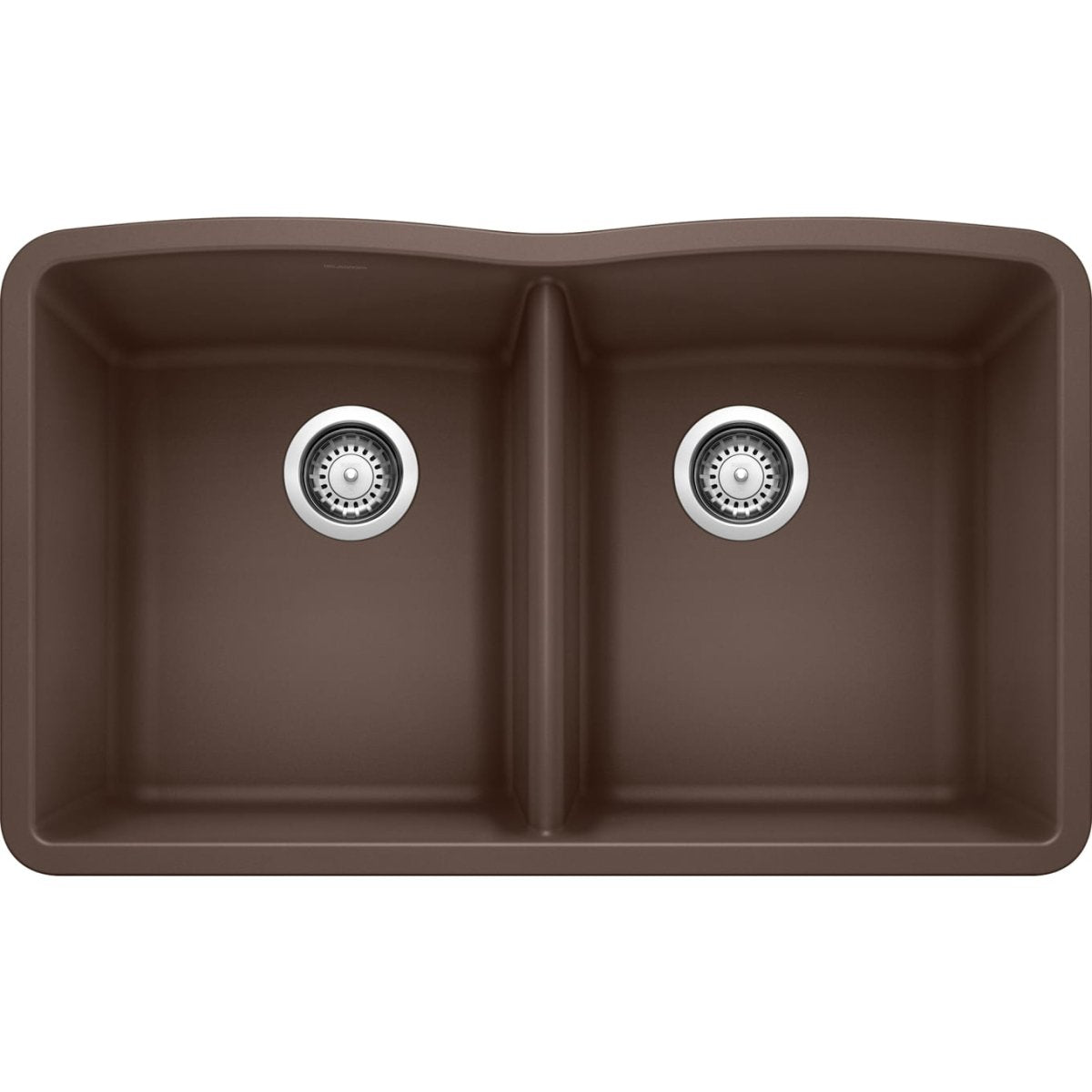 Blanco 32 inch Diamond Double Bowl Undermount Silgranit Kitchen Sink 50/50 - BUILDMYPLACE