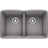 Blanco 32 inch Diamond Double Bowl Undermount Silgranit Kitchen Sink 50/50 - BUILDMYPLACE