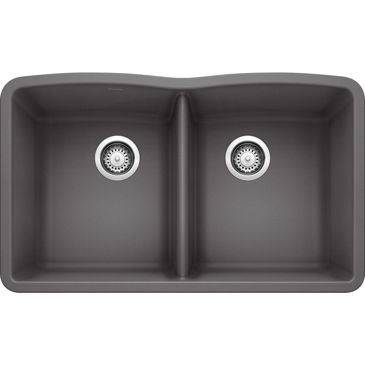 Blanco 32 inch Diamond Double Bowl Undermount Silgranit Kitchen Sink 50/50 - BUILDMYPLACE