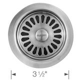 Blanco 3.5 Inch Garbage Disposal Flange kit for Kitchen Sink - BUILDMYPLACE