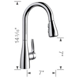 Blanco Atura 1.5 GPM Single Hole Pull Down Bar Faucet - BUILDMYPLACE