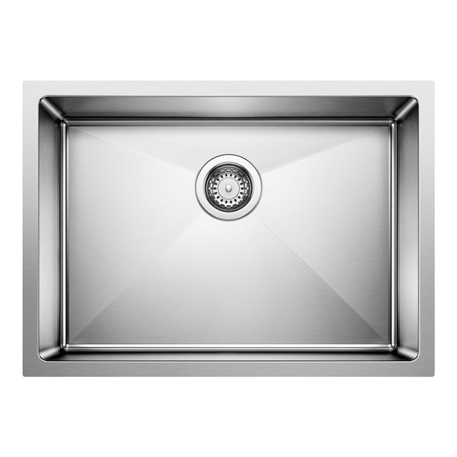 Blanco Cuvee R15 25" Single Bowl Kitchen Sink - BUILDMYPLACE