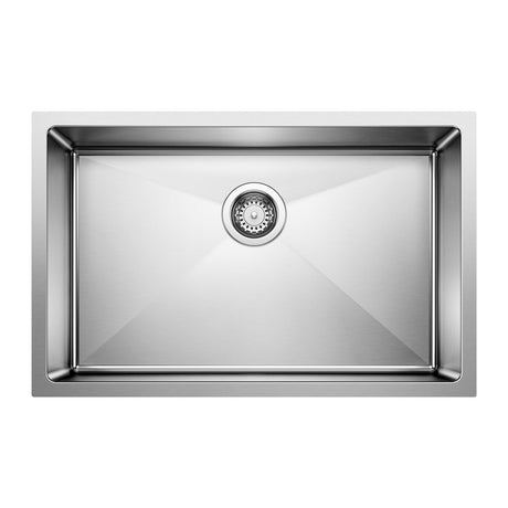 Blanco Cuvee R15 28" Single Bowl Undermount Bar Kitchen Sink - BUILDMYPLACE