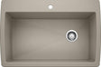 Blanco Diamond 33 - 1/2 Inch Super Single Bowl 9.5 Inch Depth Undermount Kitchen Sink - BUILDMYPLACE