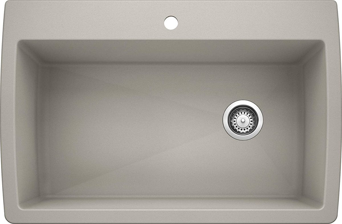 Blanco Diamond 33 - 1/2 Inch Super Single Bowl 9.5 Inch Depth Undermount Kitchen Sink - BUILDMYPLACE