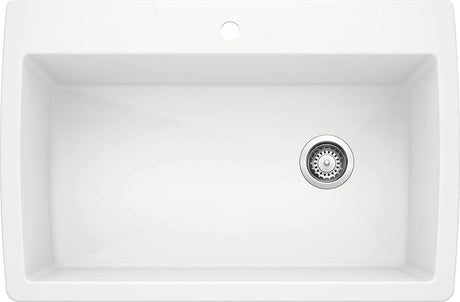 Blanco Diamond 33 - 1/2 Inch Super Single Bowl 9.5 Inch Depth Undermount Kitchen Sink - BUILDMYPLACE