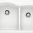 Blanco Diamond 33 Inch Silgranit Dual Mount 1 Hole 60/40 Double Bowl Kitchen Sink - BUILDMYPLACE