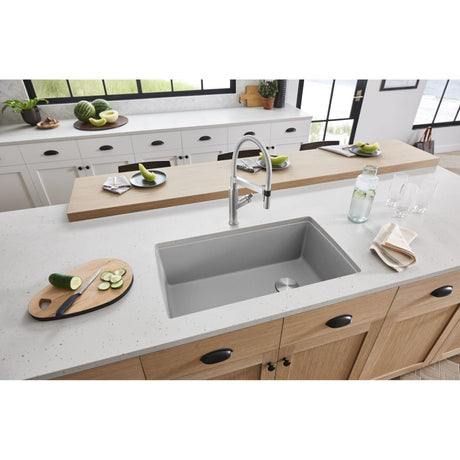 Blanco Diamond 33 inch Single Bowl Silgranit Undermount Kitchen Sink - BUILDMYPLACE