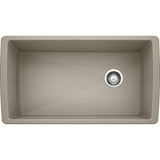 Blanco Diamond 33 inch Single Bowl Silgranit Undermount Kitchen Sink - BUILDMYPLACE