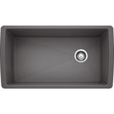 Blanco Diamond 33 inch Single Bowl Silgranit Undermount Kitchen Sink - BUILDMYPLACE