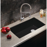 Blanco Diamond 33 inch Single Bowl Silgranit Undermount Kitchen Sink - BUILDMYPLACE