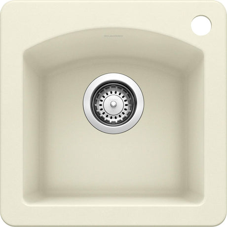 Blanco Diamond Silgranit Drop - In or Undermount Bar Sink, 15" X 15" - BUILDMYPLACE