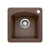 Blanco Diamond Silgranit Drop - In or Undermount Bar Sink, 15" X 15" - BUILDMYPLACE