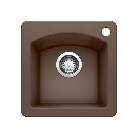 Blanco Diamond Silgranit Drop - In or Undermount Bar Sink, 15" X 15" - BUILDMYPLACE