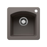 Blanco Diamond Silgranit Drop - In or Undermount Bar Sink, 15" X 15" - BUILDMYPLACE