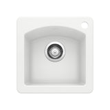 Blanco Diamond Silgranit Drop - In or Undermount Bar Sink, 15" X 15" - BUILDMYPLACE
