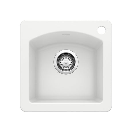 Blanco Diamond Silgranit Drop - In or Undermount Bar Sink, 15" X 15" - BUILDMYPLACE