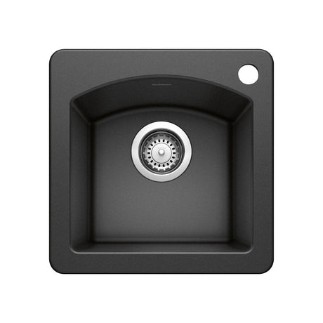 Blanco Diamond Silgranit Drop - In or Undermount Bar Sink, 15" X 15" - BUILDMYPLACE