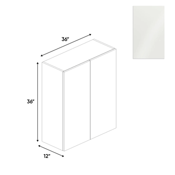 Blanco Gloss - Wall Cabinet - 36