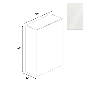 Blanco Gloss - Wall Cabinet - 36