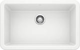 Blanco Ikon 30 Inch Farmhouse Apron Front Single Bowl Kitchen Sink - BUILDMYPLACE