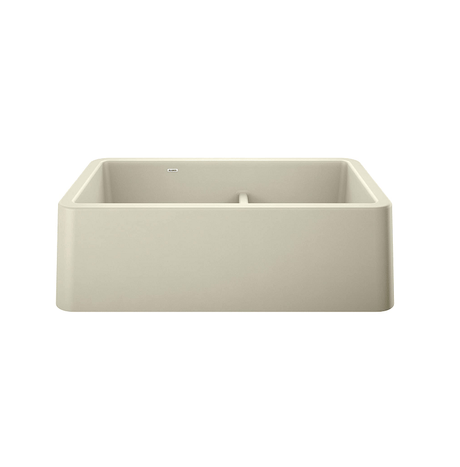 Blanco Ikon 33" Farmhouse Double Basin Silgranit Kitchen Sink - BUILDMYPLACE