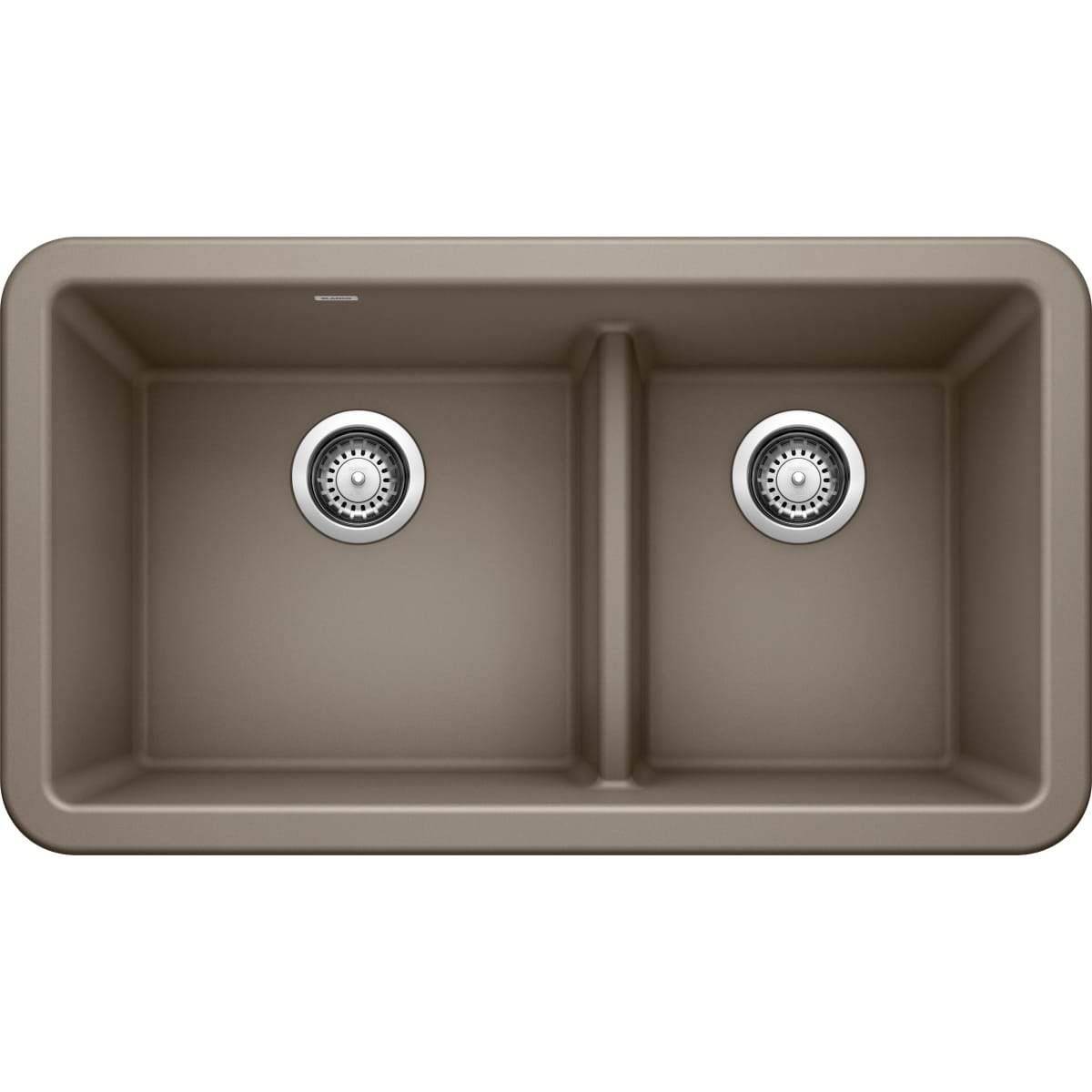 Blanco Ikon 33" Farmhouse Double Basin Silgranit Kitchen Sink - BUILDMYPLACE