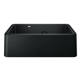 Blanco Ikon 33" Farmhouse Double Basin Silgranit Kitchen Sink - BUILDMYPLACE