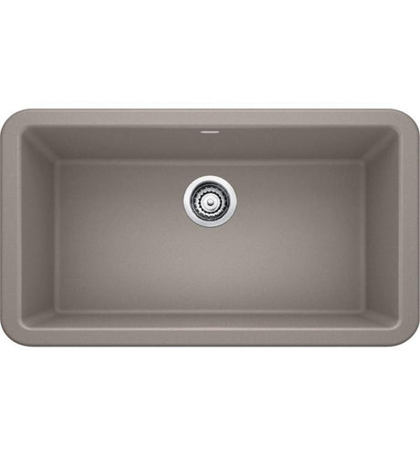 Blanco Ikon 33 Inch Silgranit Apron - Front Farmhouse Kitchen Sink - BUILDMYPLACE