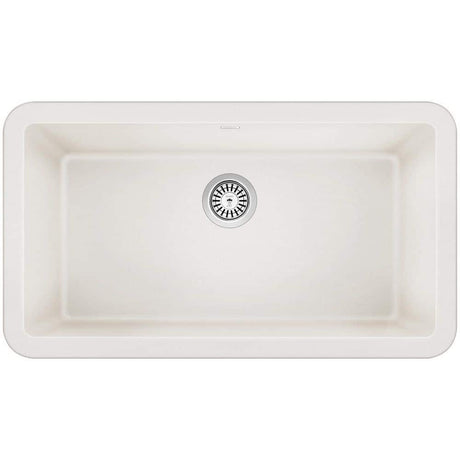 Blanco Ikon 33 Inch Silgranit Apron - Front Farmhouse Kitchen Sink - BUILDMYPLACE