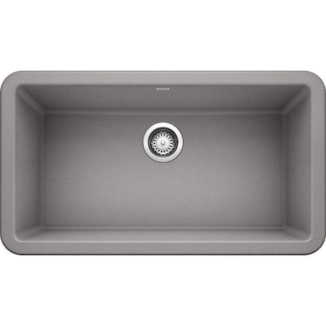 Blanco Ikon 33 Inch Silgranit Apron - Front Farmhouse Kitchen Sink - BUILDMYPLACE