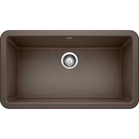 Blanco Ikon 33 Inch Silgranit Apron - Front Farmhouse Kitchen Sink - BUILDMYPLACE
