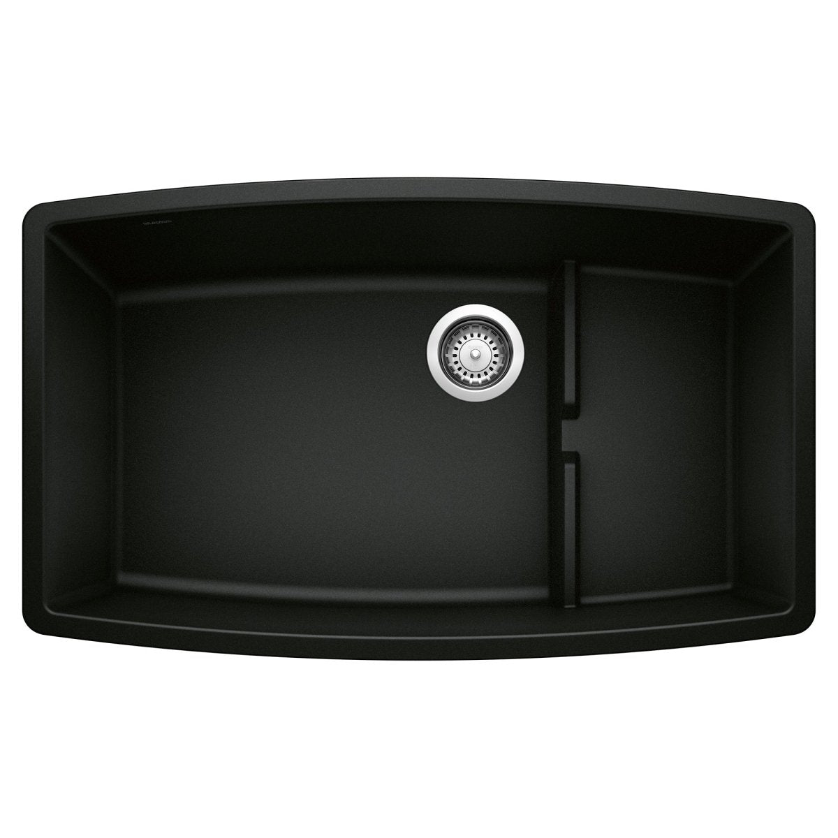 Blanco Performa 32 Inch Cascade Silgranit Undermount Kitchen Sink with Colander - BUILDMYPLACE