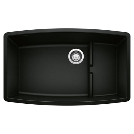 Blanco Performa 32 Inch Cascade Silgranit Undermount Kitchen Sink with Colander - BUILDMYPLACE