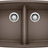 Blanco Performa 33 Inch Silgranit 50/50 Equal Double Bowl Undermount Kitchen Sink - BUILDMYPLACE