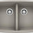 Blanco Performa 33 Inch Silgranit 50/50 Equal Double Bowl Undermount Kitchen Sink - BUILDMYPLACE