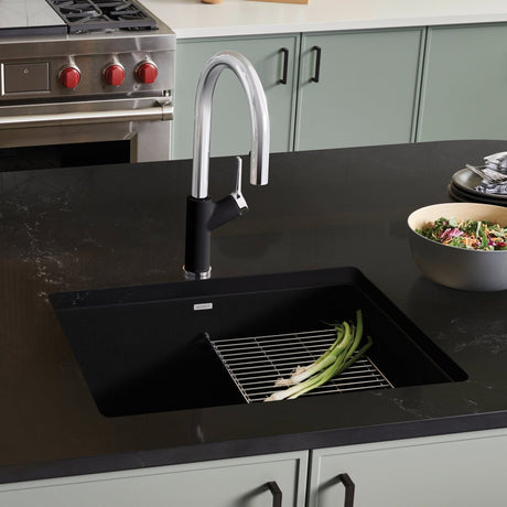 Blanco Precis 24 inch Single Bowl Silgranit Undermount Kitchen Sink - BUILDMYPLACE