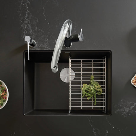 Blanco Precis 24 inch Single Bowl Silgranit Undermount Kitchen Sink - BUILDMYPLACE